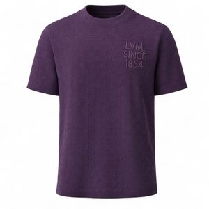 LV Damier Jacquard Short-Sleeved Crewneck